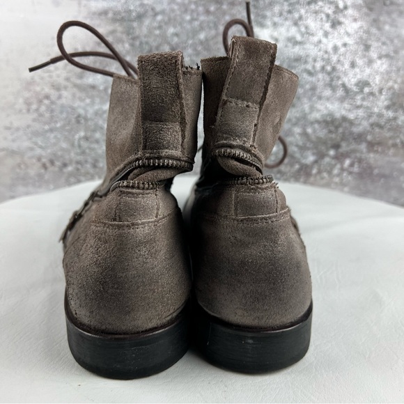 539sqq John Varvatos Men\'s Gray Leather chukka Boots 12 main image 9